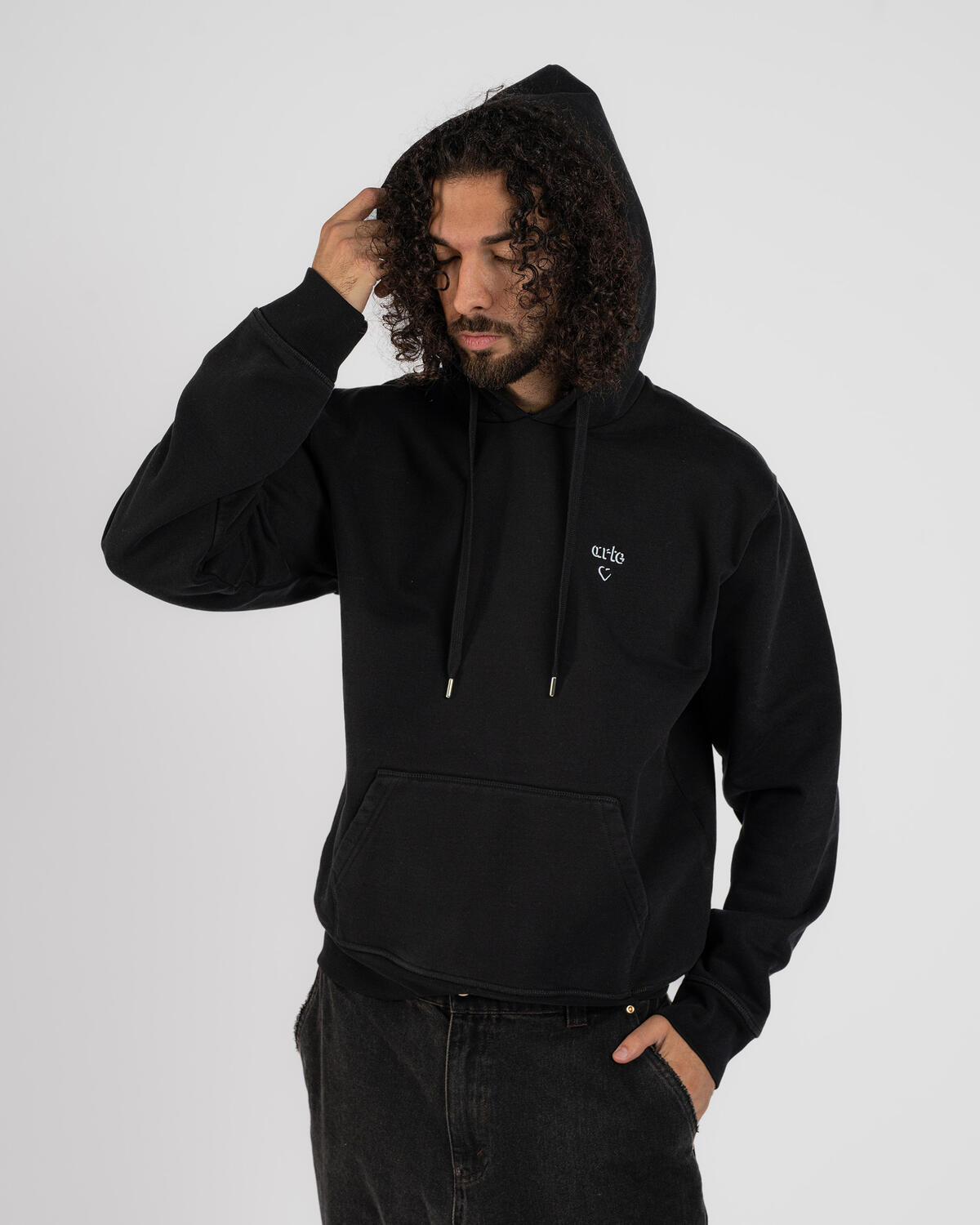 Arte Antwerp Arte Heart Hoodie | AW25-111H-BLK | AFEW STORE